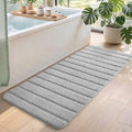 DEXI Bath Mats for Bathroom 60x24, Absorbent Bath Mat Quick Dry, Light