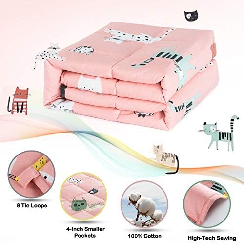Sivio Cotton Weighted Blanket for Sleeping, 41"x60" 10 lbs