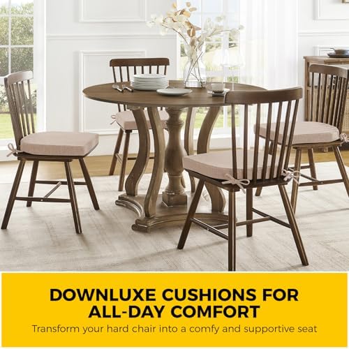 downluxe Indoor Chair Cushions for Dining Chairs,Kitchen Chair Pads
