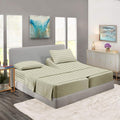 Rajlinen Split King Sheet Set for Adjustable Bed, 100% Egyptian