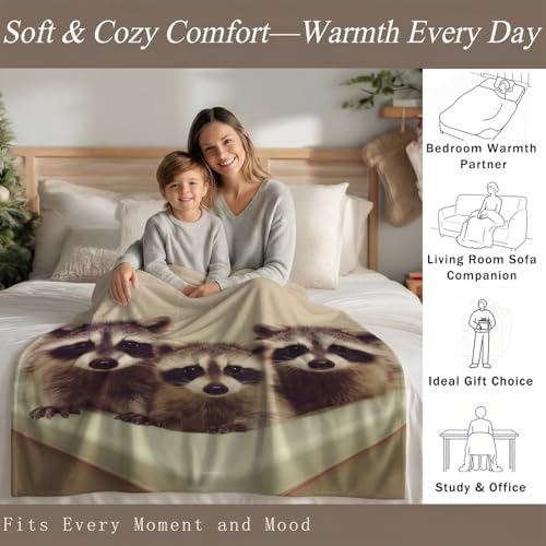 Modern Blanket, Beige Brown Throw Blanket, Minimalist Bathroom Animal