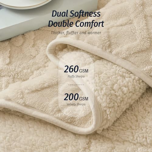 Wemore Adults Weighted Blanket for Sleep Queen Size 15 lbs 60" x 80"