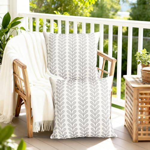 Decorative Throw Pillow Covers Set of 2 Light Gray pillow covers 22x22