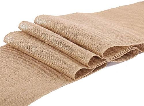 Burlap Table Runner 12 Inch by 50 Yards Natural Jute Hessian Burlap
