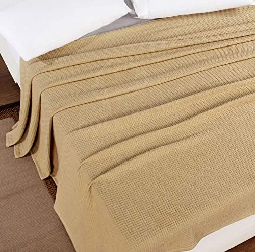 Luxurious 100 percent Combed Cotton Waffle Weave Super Soft, Cozy
