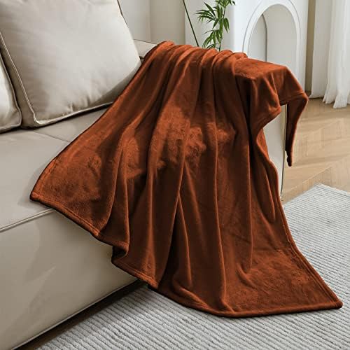 SOCHOW Flannel Fleece Blanket King Size, All Season Lightweight Super
