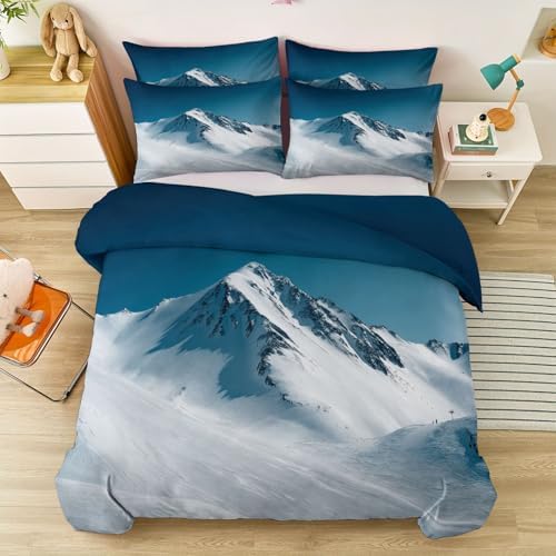 Duvet Cover King Size - Reversible 104" x 90" Luxury Duvet Cover Set