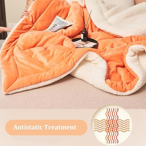 Sherpa Fleece Blanket,Blanket Flannel Throw Super Soft Fuzzy Plush