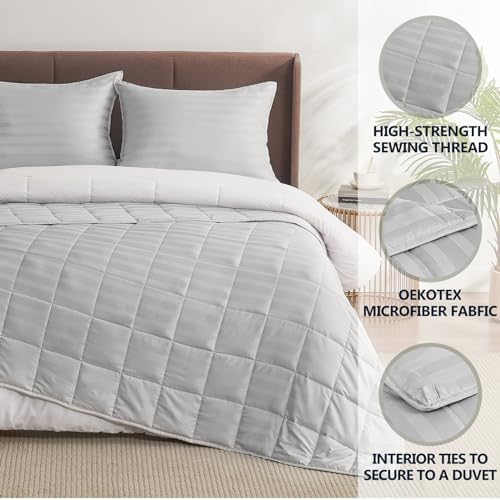 Weighted Blanket Queen Size (60"x80" 15lbs),Ultra Soft and Cozy