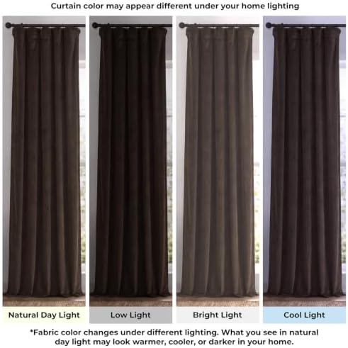 HPD Half Price Drapes Signature Velvet Thermal Blackout Curtains for