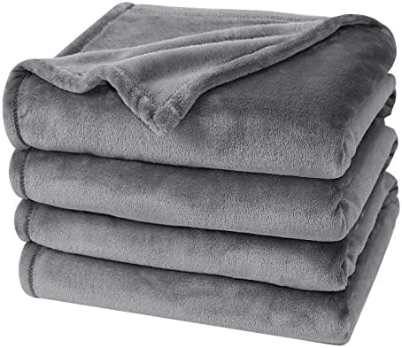 PHF Fleece Blanket King 108"x90" - 300GSM Lightweight Airy Warmth