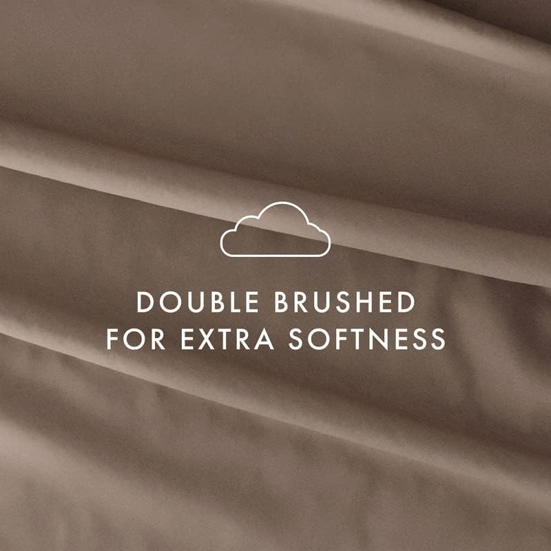 Linen Market 6 Piece Bed Sheet Set, Taupe, Queen
