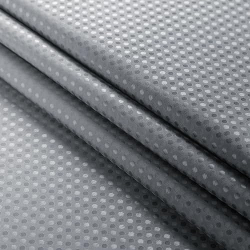Gibelle Grey Ombre Fabric Shower Curtain for Bath Decor, 72 x 72