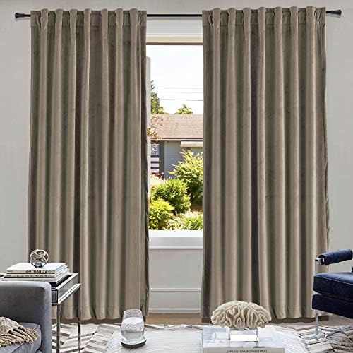cololeaf Velvet Curtains for Bedroom - Window Treatments Curtain