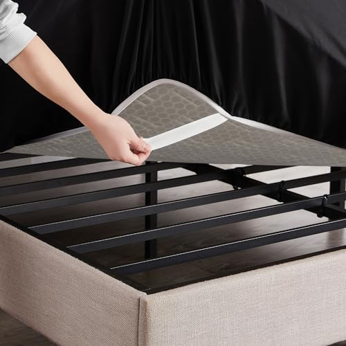 Hearth & Harbor Extra Deep Pocket California King Fitted Sheet, Black