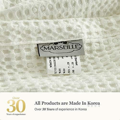 MHD l Modal Waffle Blanket: Breathable Lightweight Soft Blanket