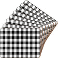 Plaid Cork Placemats Set of 8 Gingham Placemats 16 x 12'' for Kitchen