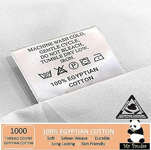 Full Size Sheet Set 1000 Thread Count Egyptian Cotton- 100% Long