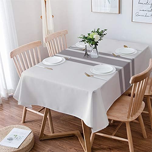 Home Decorative Tablecloth Durable Cotton Linen Table Cover Farmhouse