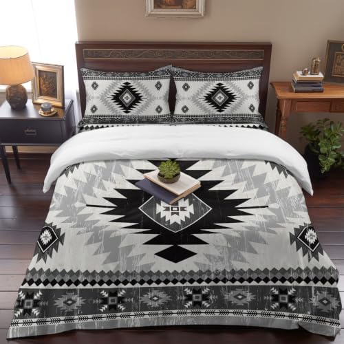 Bohemian Full Duvet Cover Set - 4 Pcs Comforter Cover Bedding Sets