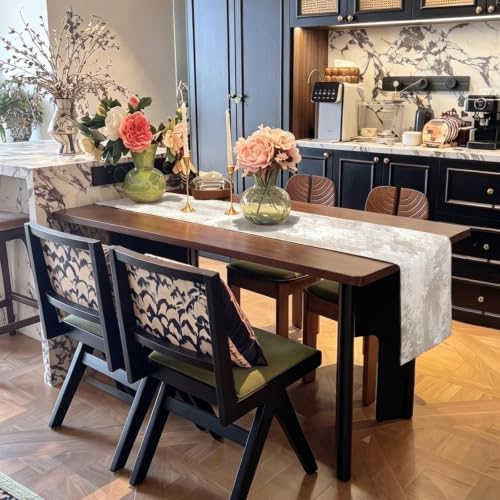 Beige Table Runner Modern Art Farmhouse Table Runners Retro Rustic