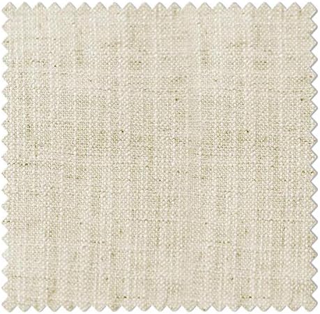 TWOPAGES 4 Kinds of Hanging Methods Faux Linen Room Darkening Curtain