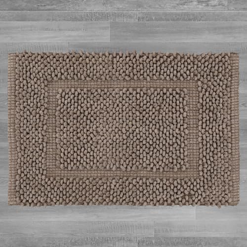 Jean Pierre New York 100% Chenille Cotton Skid Resistant Plush Bath