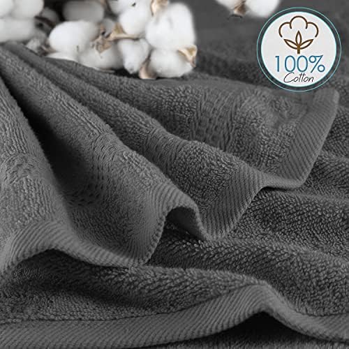 Hearth & Harbor Washcloths 12 Pack - 100% Cotton Washcloth for Body