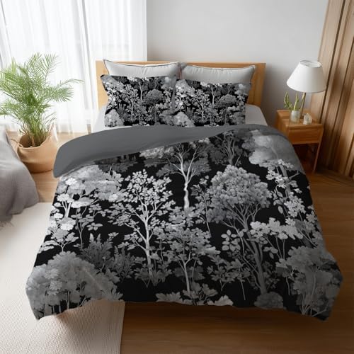 Cozy Lightweight Duvet Cover Set Microfiber Bedding Set Delicate