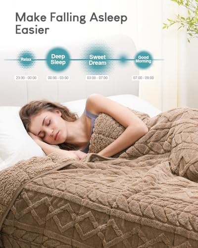 Cottonblue Weighted Blanket for Adults 15 lbs Queen Size 60x80in Ultra