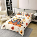 Manfei Cartoon Autumn Kids Bedding Set King Size 100% Cotton,Pumpkin