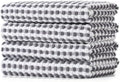 SALAS Cotton Dish Towels Cloths for Kitchen Drying Dishes, Lattice