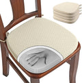 BUYUE Luxury 100% Pure Memory Foam Chair Cushions 4 Pack, Jacquard 16"