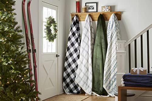 Eddie Bauer - King Size Blanket, Ultra-Soft Plush Bed Blanket with
