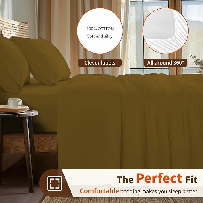 Balsara's 100% Egyptian Cotton 800 Thread Count Full XL Size Bed