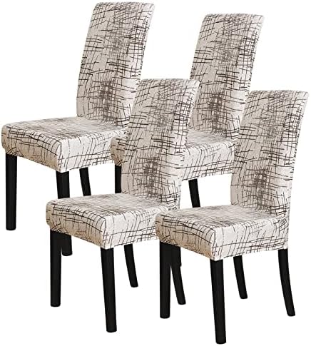 FORCHEER Dining Room Chair Covers for Dining Room Set of 4,Stretch