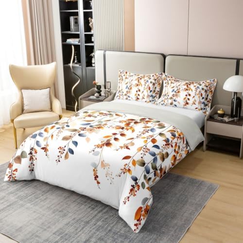 Erosebridal Vintage Plants 100% Cotton Queen Comforter Cover Aesthetic