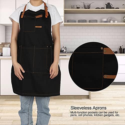 Fashion Sleeveless Aprons Adjustable Kitchen Apron Anti Oil Cooking