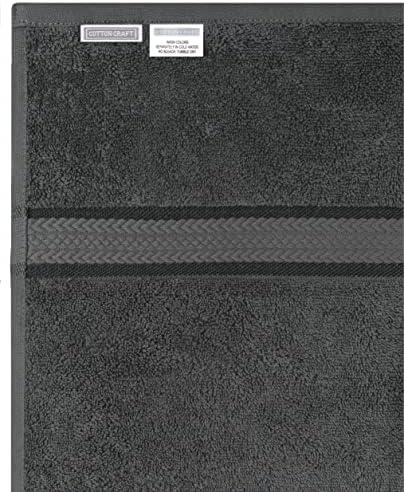 COTTON CRAFT Ultra Soft 6 Piece Towel Set - 100% Cotton Towels
