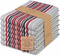 Urban Villa Kitchen Towels Cotton Dish Towels 20”x30” (Set of 6) Grey