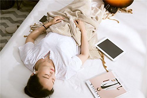 Home-organizer Tech 100-percent Cotton Cable Knitted Woven Soft Throw
