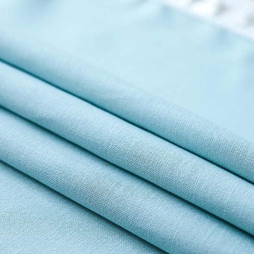 YSUEFIJO Tablecloth Round 71in, Linen Tablecloth Heavy Duty Fabric