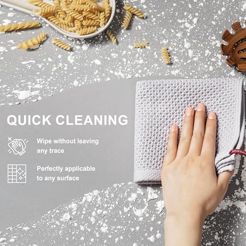 joybest Cotton Kitchen Dish Cloths, 8-Pack Waffle Weave Ultra Soft