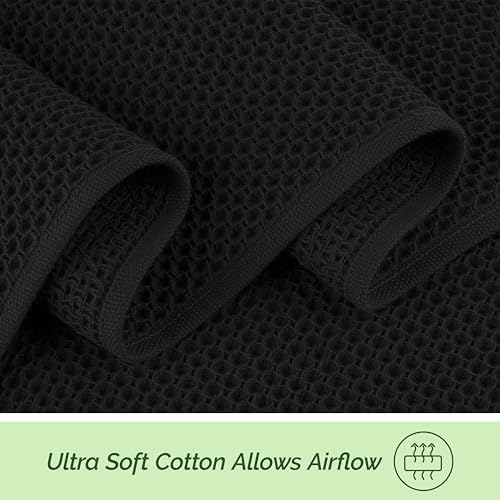 Elegant Comfort 100% Turkish Cotton 12-Pack Waffle Premium Kitchen