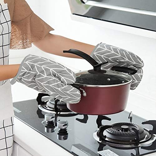 Oven Mitts and Potholders BBQ Gloves - Heat Resistant Non-Slip Cooking