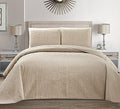 Linen Plus Collection 3 Pieces King/California King Over Size Embossed