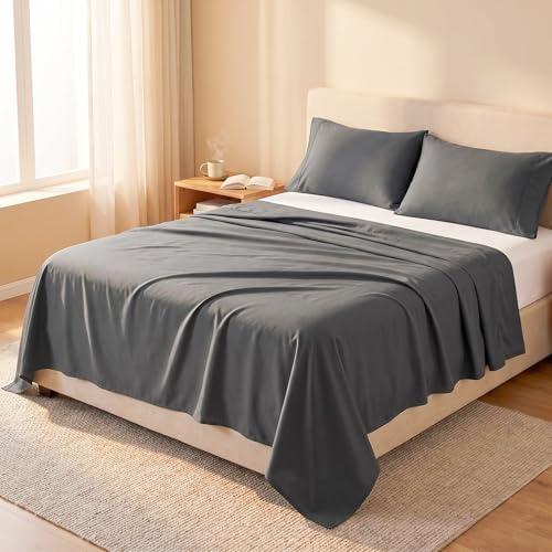 Flat Sheets 2 Pack - Hotel Quality Flat Bed Sheets - Brushed