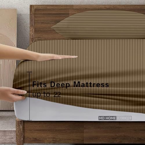 Extra Deep Pocket Twin XL Sheet Set, 4-Piece Bedding Set, 100%