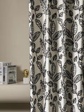White Cream Linen Textured Curtains 96 inches Long for Living Room 1