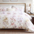 100% Cotton Duvet Cover Queen Size – Pastel Lavender Print Vintage